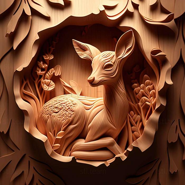 3D model Bambi (STL)